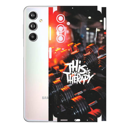 Samsung M/F/Note/Flip and C Phone Skins (All Models) - GYM Lover Therapy - Matte Finish (M-160) Samsung Galaxy F54 (5G)