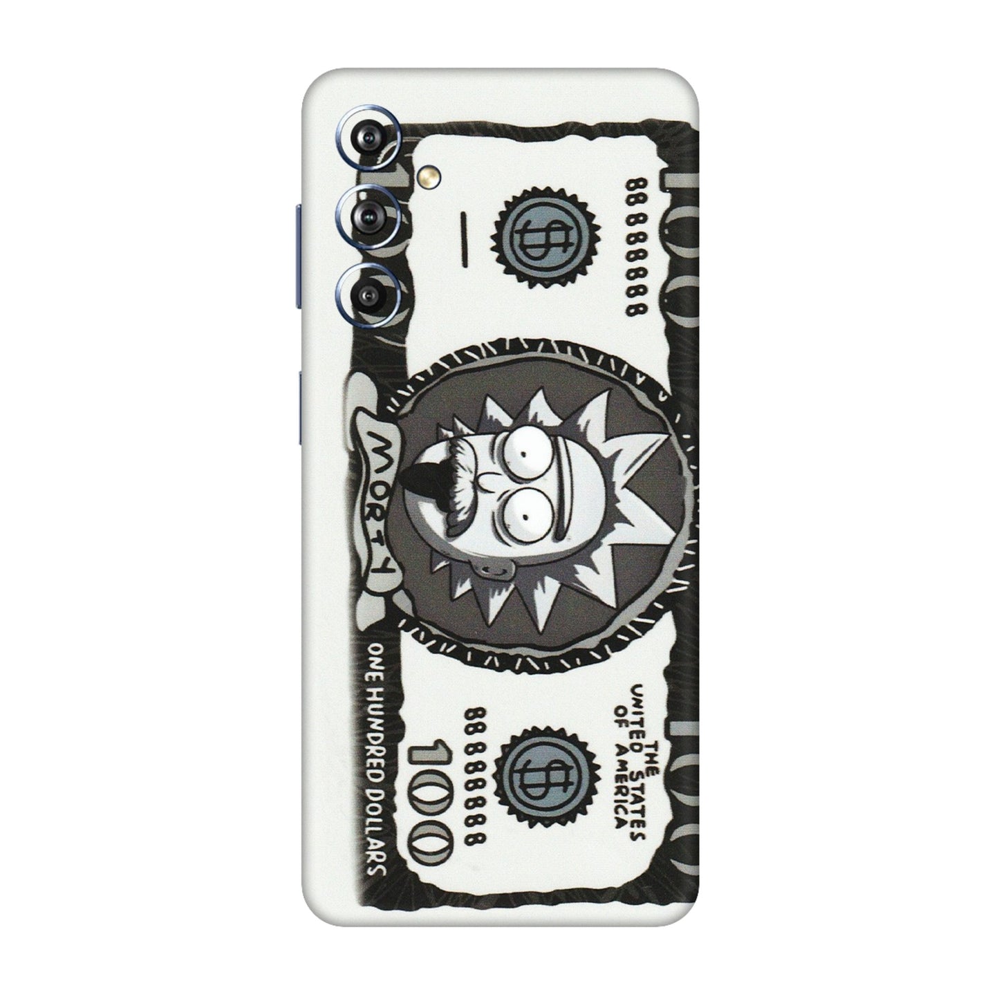 Samsung M/F/Note/Flip and C Phone Skins (All Models) - Rick And Morty Hundred Dollar Anime - Matte Finish (M-161) Samsung Galaxy F54 (5G)
