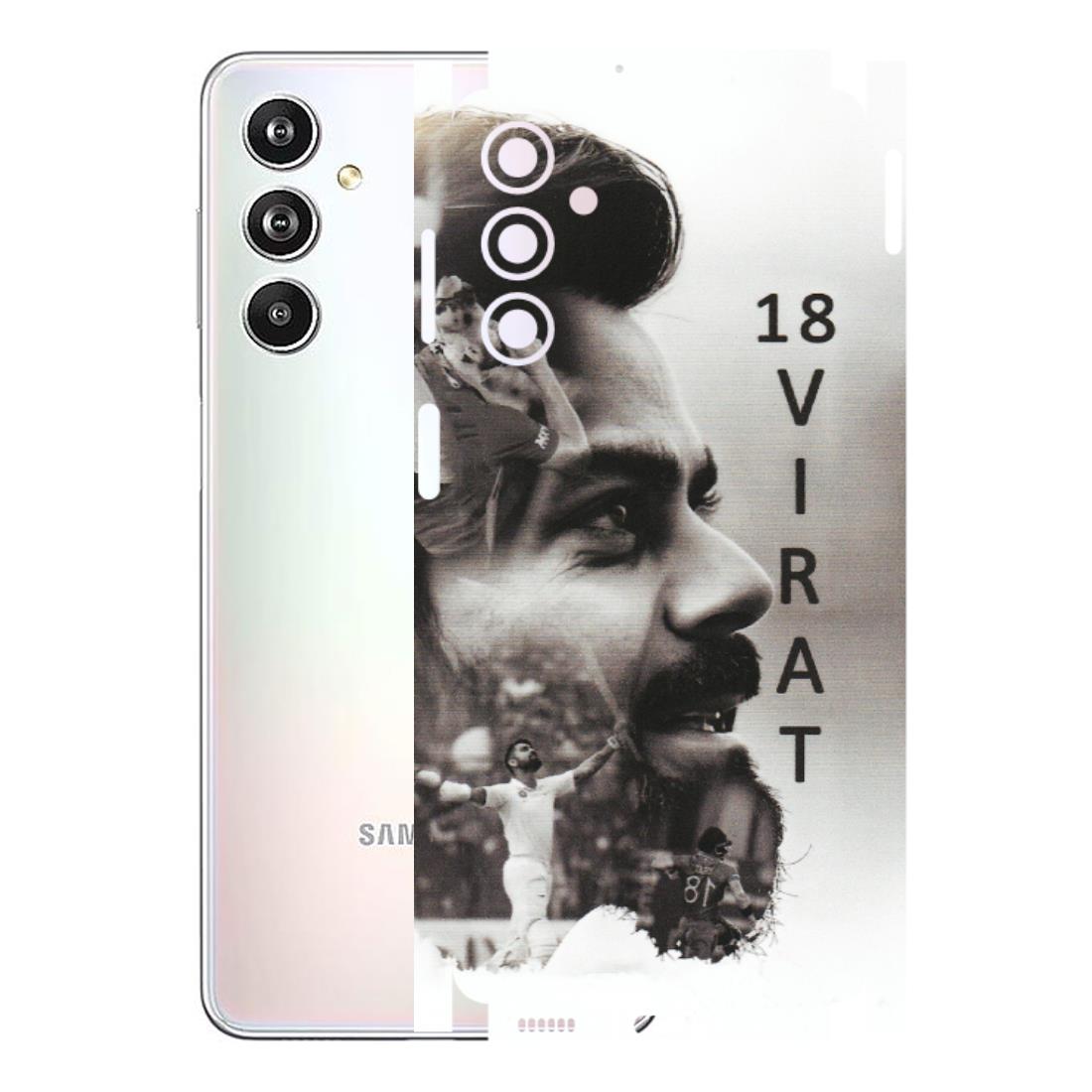 Samsung M/F/Note/Flip and C Phone Skins (All Models) - Virat Kohli Cricketer - Matte Finish (M-163) Samsung Galaxy F54 (5G)
