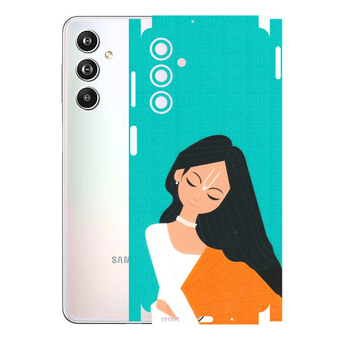 Samsung M/F/Note/Flip and C Phone Skins (All Models) - Radhe Radhe With Hindu Symbol - Matte Finish (M-164) Samsung Galaxy F54 (5G)