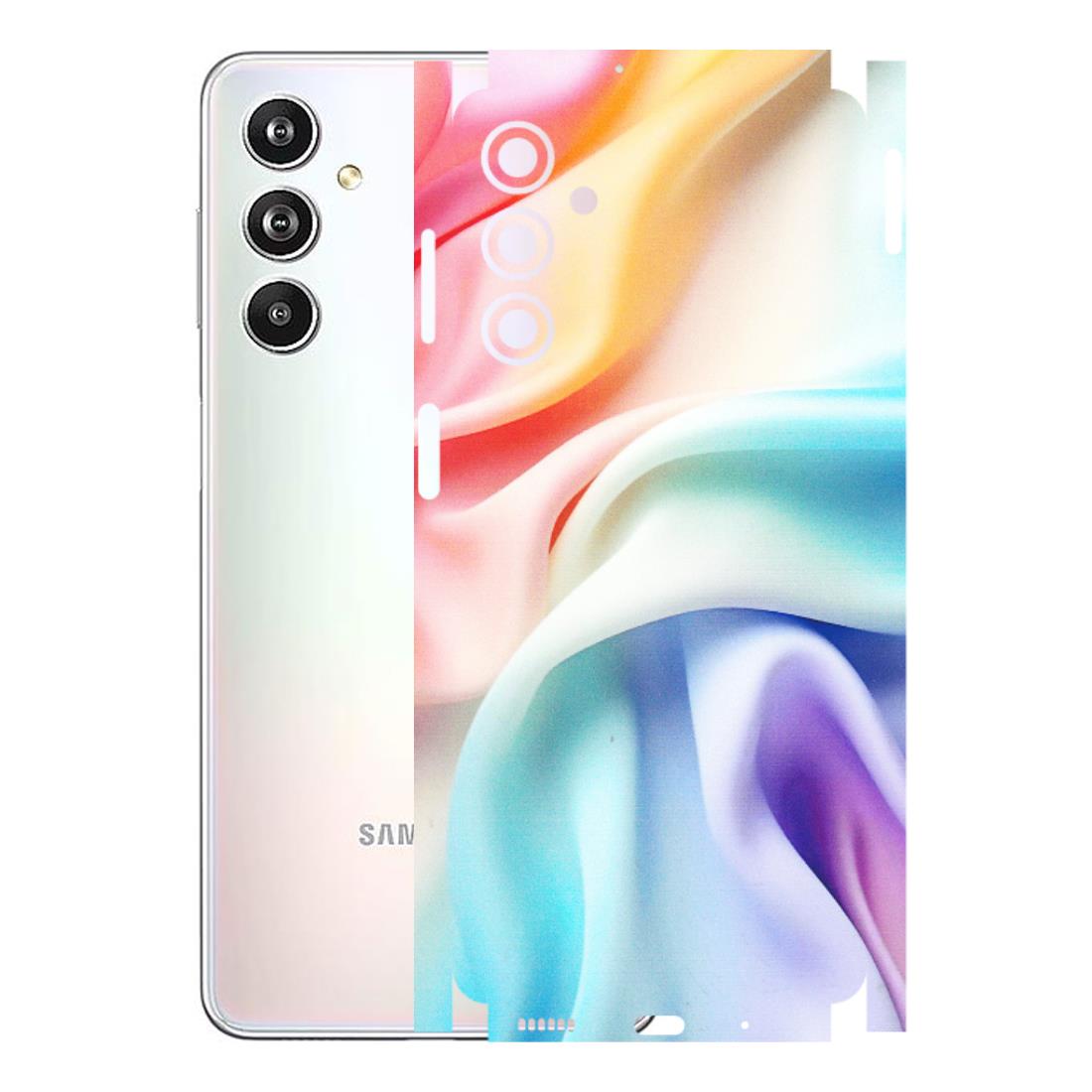 Samsung M/F/Note/Flip and C Phone Skins (All Models) - Colourful Silk Cloth - Matte Finish (M-165) Samsung Galaxy F54 (5G)