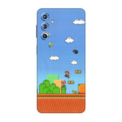 Samsung M/F/Note/Flip and C Phone Skins (All Models) - Mario Game Scene - Matte Finish (M-24) Samsung Galaxy F54 (5G)