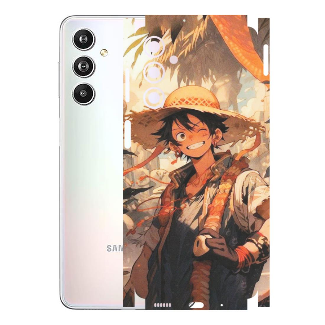 Samsung M/F/Note/Flip and C Phone Skins (All Models) - Anime Character Smile - Matte Finish (M-33) Samsung Galaxy F54 (5G)