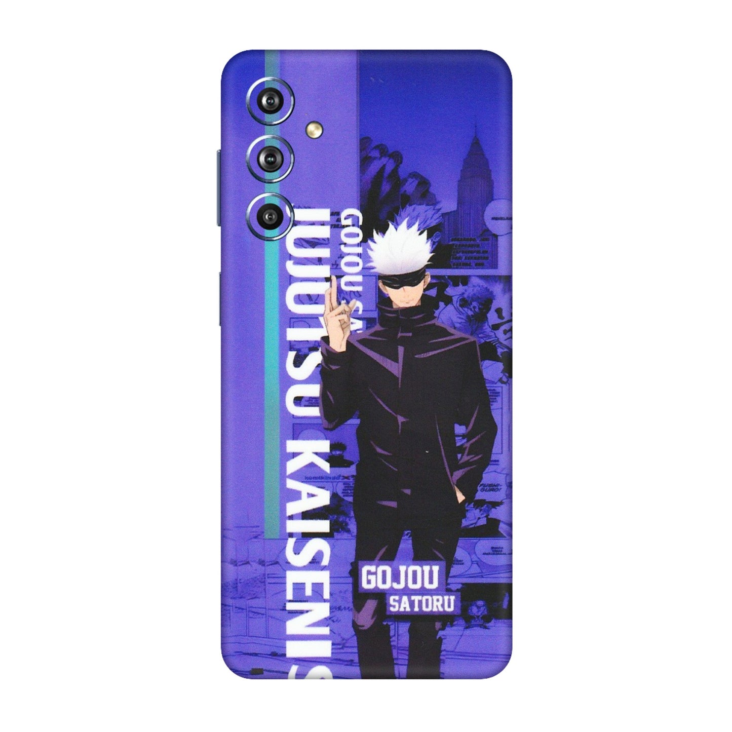 Samsung M/F/Note/Flip and C Phone Skins (All Models) - Jujutsu Kaisen Gojo - Matte Finish (M-05) Samsung Galaxy F54 (5G)