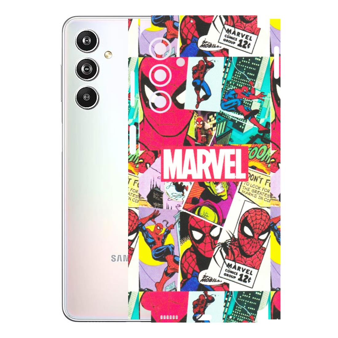 Samsung M/F/Note/Flip and C Phone Skins (All Models) - Marvel Comic Spiderman Grafitti - Matte Finish (M-72) Samsung Galaxy F54 (5G)