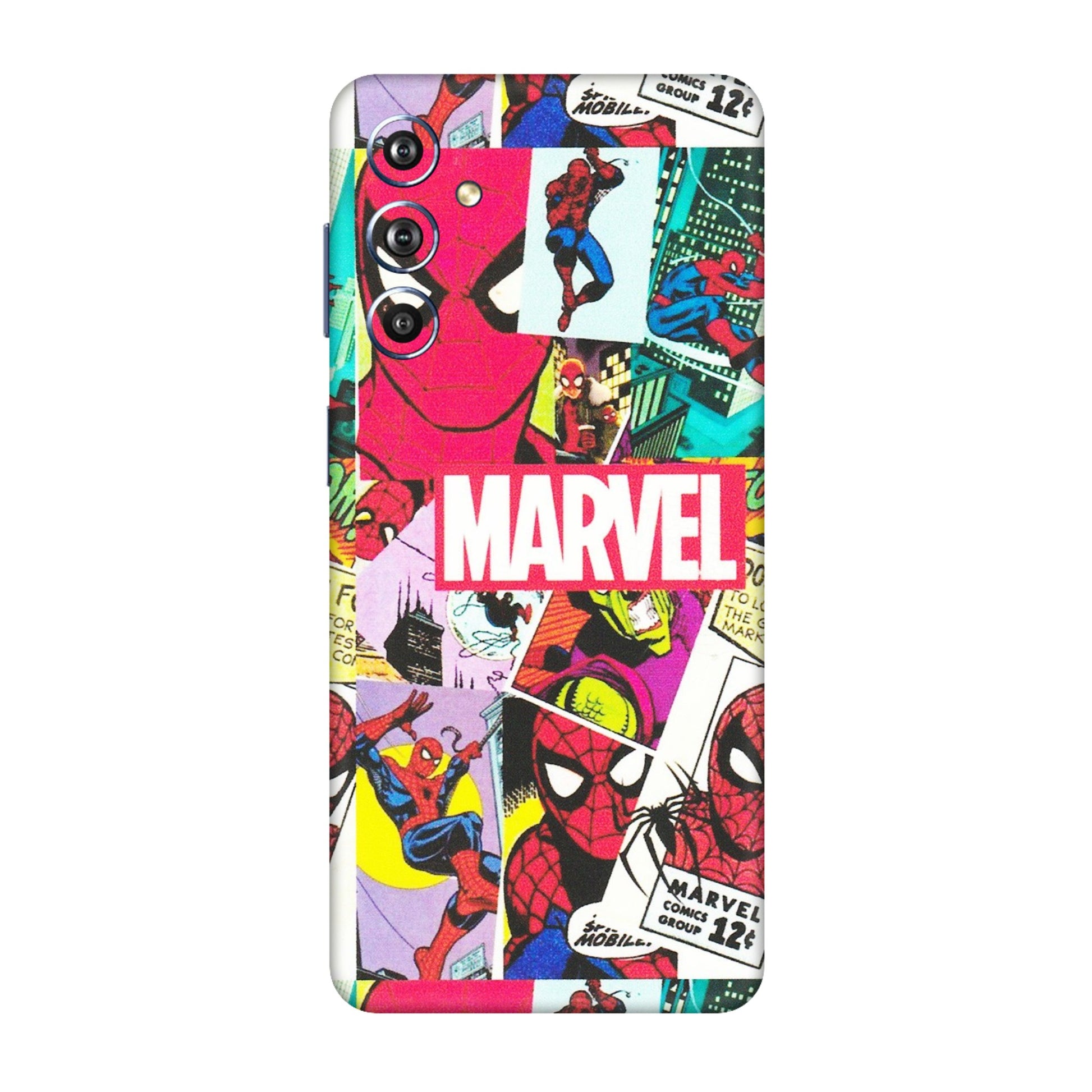 Samsung M/F/Note/Flip and C Phone Skins (All Models) - Marvel Comic Spiderman Grafitti - Matte Finish (M-72) Samsung Galaxy F54 (5G)