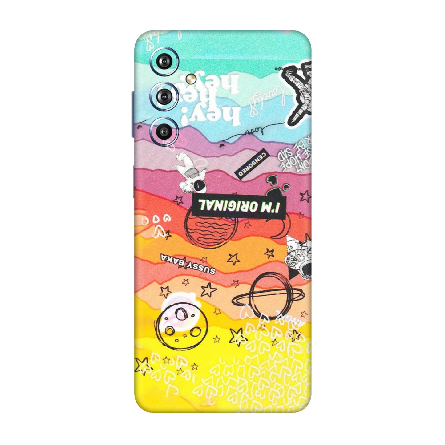 Samsung M/F/Note/Flip and C Phone Skins (All Models) - The Original Astronaut - Matte Finish (M-79) Samsung Galaxy F54 (5G)
