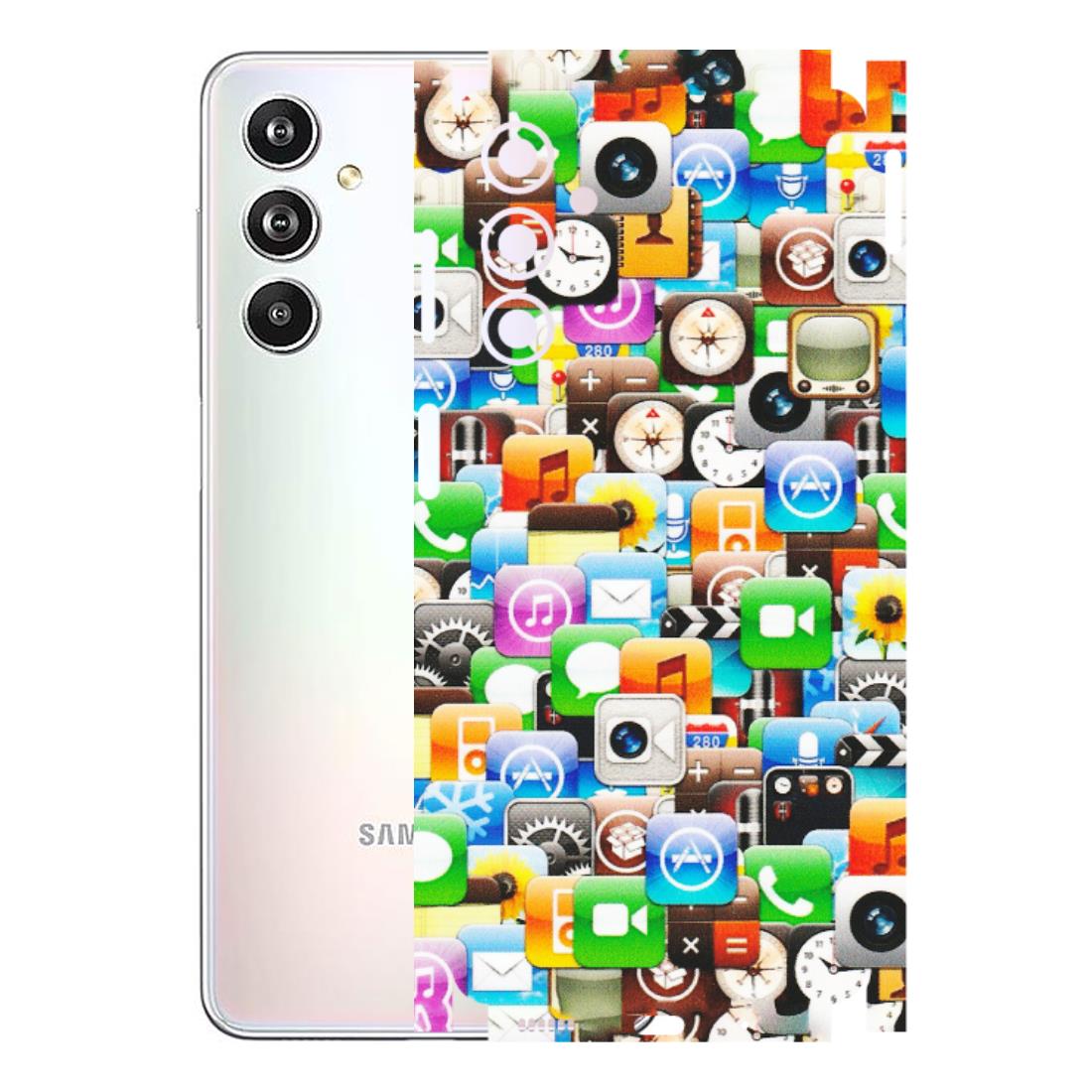 Samsung M/F/Note/Flip and C Phone Skins (All Models) - All Apple Icons - Matte Finish (M-93) Samsung Galaxy F54 (5G)