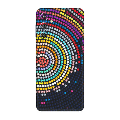 Samsung M/F/Note/Flip and C Phone Skins (All Models) - Rainbow Dot Mandala - Matte Finish (M-97) Samsung Galaxy F54 (5G)