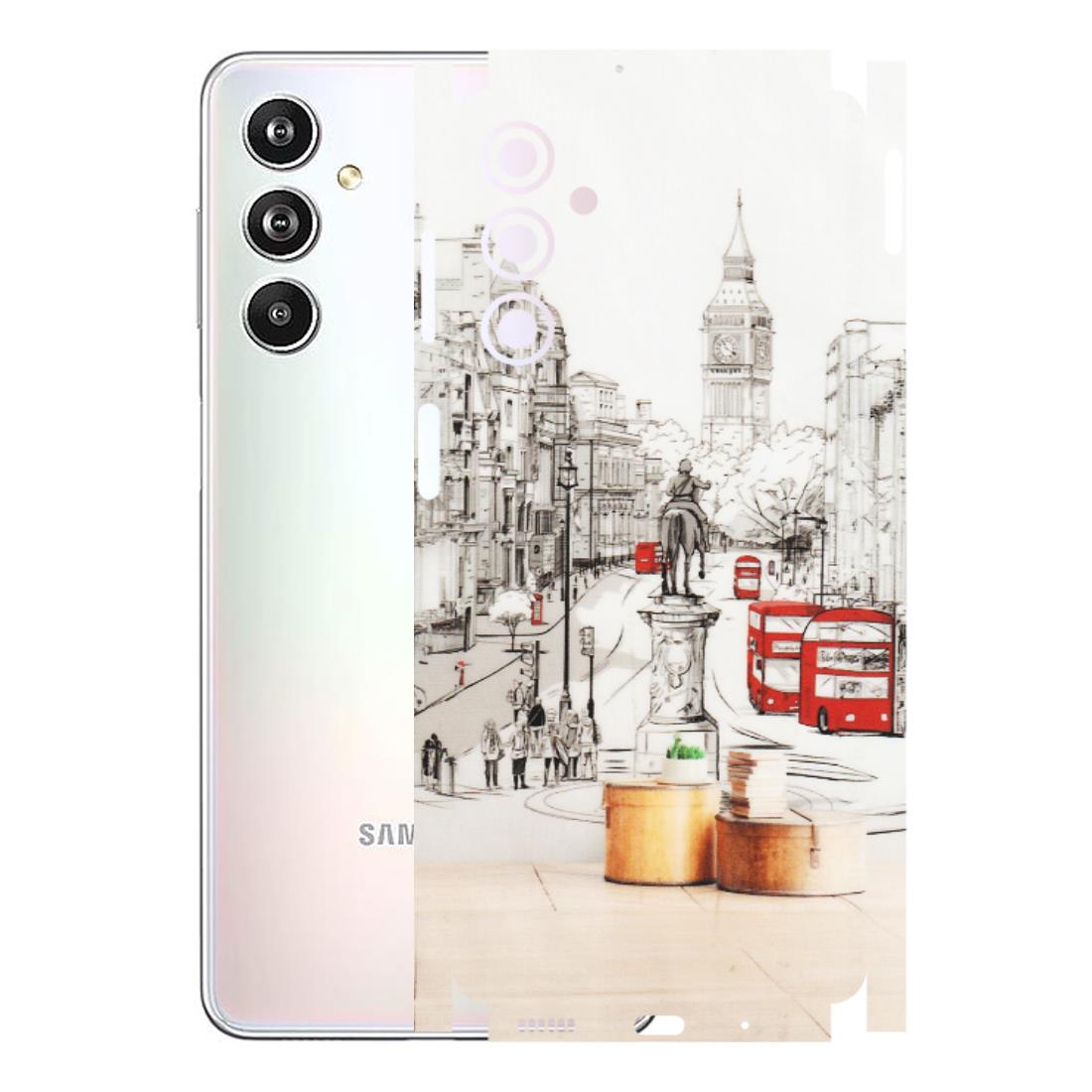 Samsung M/F/Note/Flip and C Phone Skins (All Models) - London Street - Transparent Finish (T-02) Samsung Galaxy F54 (5G)