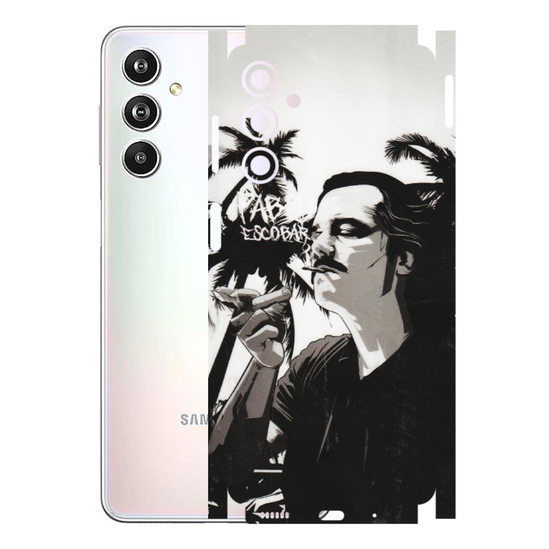 Samsung M/F/Note/Flip and C Phone Skins (All Models) - Pab Escobar - Transparent Finish (T-05) Samsung Galaxy F54 (5G)