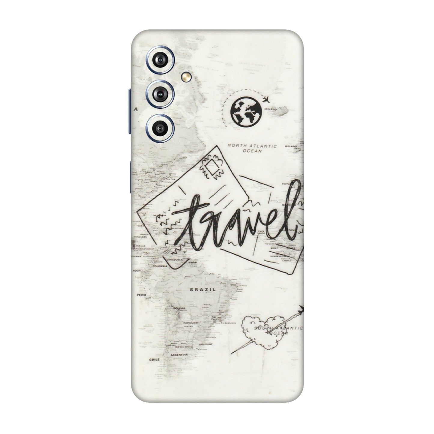 Samsung M/F/Note/Flip and C Phone Skins (All Models) - Travel Ticket - Transparent Finish (T-06) Samsung Galaxy F54 (5G)