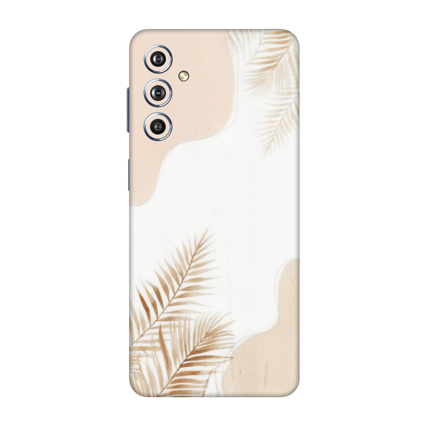 Samsung M/F/Note/Flip and C Phone Skins (All Models) - Gold Petals Abstract - Transparent Finish (T-08) Samsung Galaxy F54 (5G)