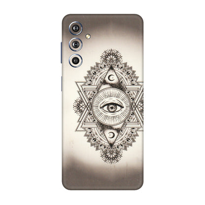 Samsung M/F/Note/Flip and C Phone Skins (All Models) - Illuminati Great Eye - Transparent Finish (T-14) Samsung Galaxy F54 (5G)