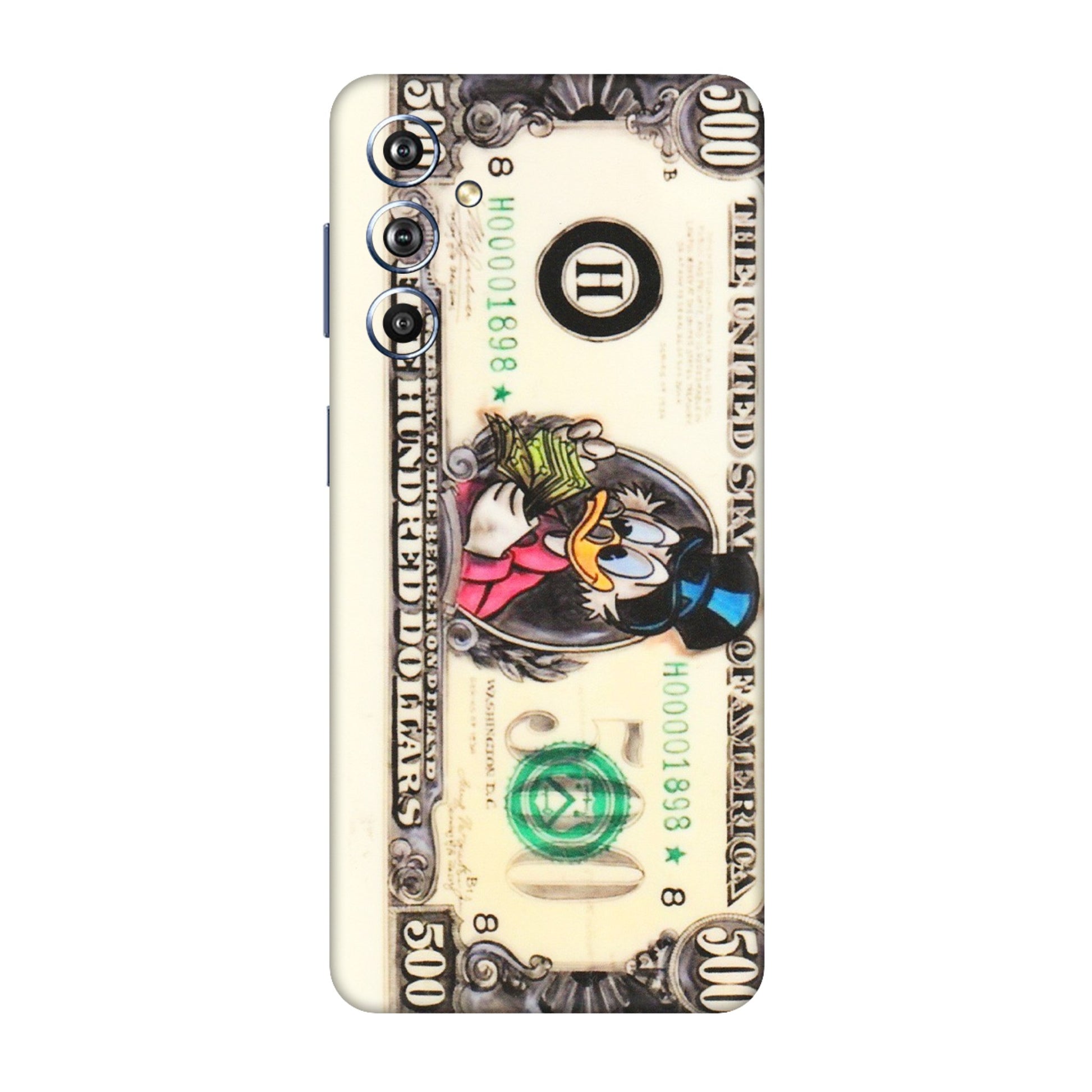 Samsung M/F/Note/Flip and C Phone Skins (All Models) - Five Hundred Dollar Duck - Transparent Finish (T-15) Samsung Galaxy F54 (5G)