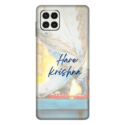 Samsung M/F/Note/Flip and C Phone Skins (All Models) - Hare Krishna - 3D Embossed Finish (L-03) Samsung Galaxy F62