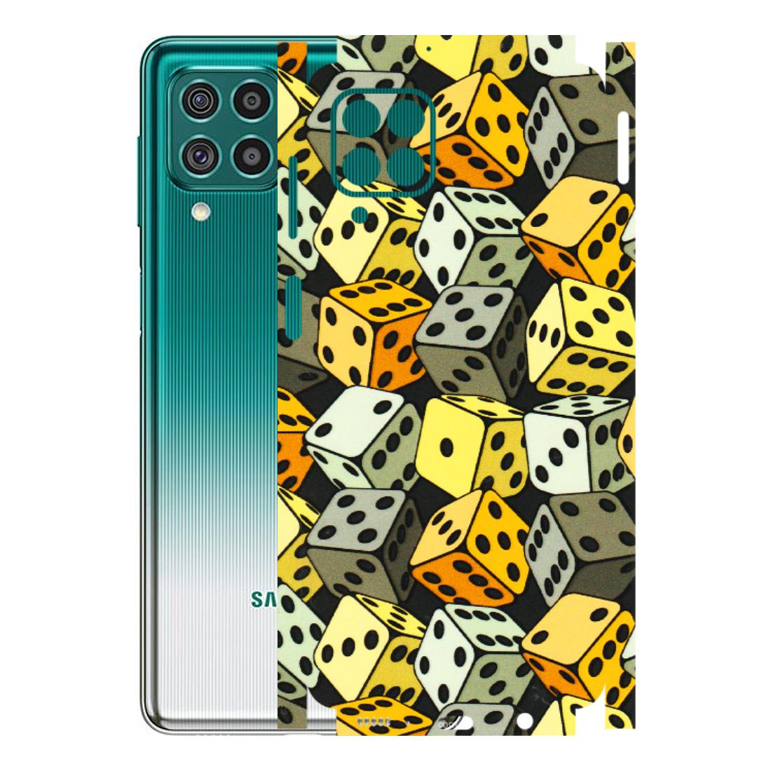 Samsung M/F/Note/Flip and C Phone Skins (All Models) - Dices Of Life - 3D Embossed Finish (L-04) Samsung Galaxy F62