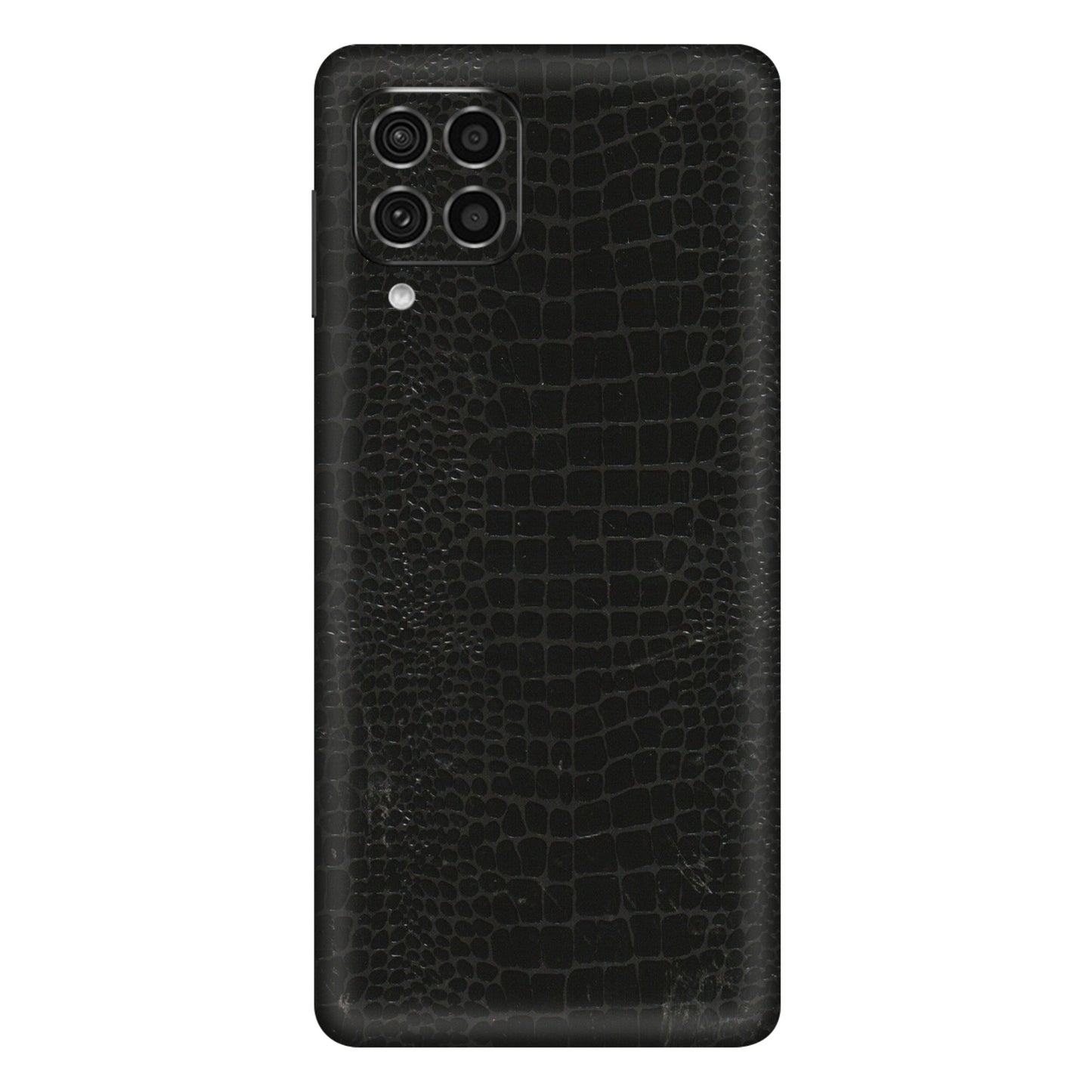 Samsung M/F/Note/Flip and C Phone Skins (All Models) - Snake Leather Black - 3D Embossed Finish (L-107) Samsung Galaxy F62