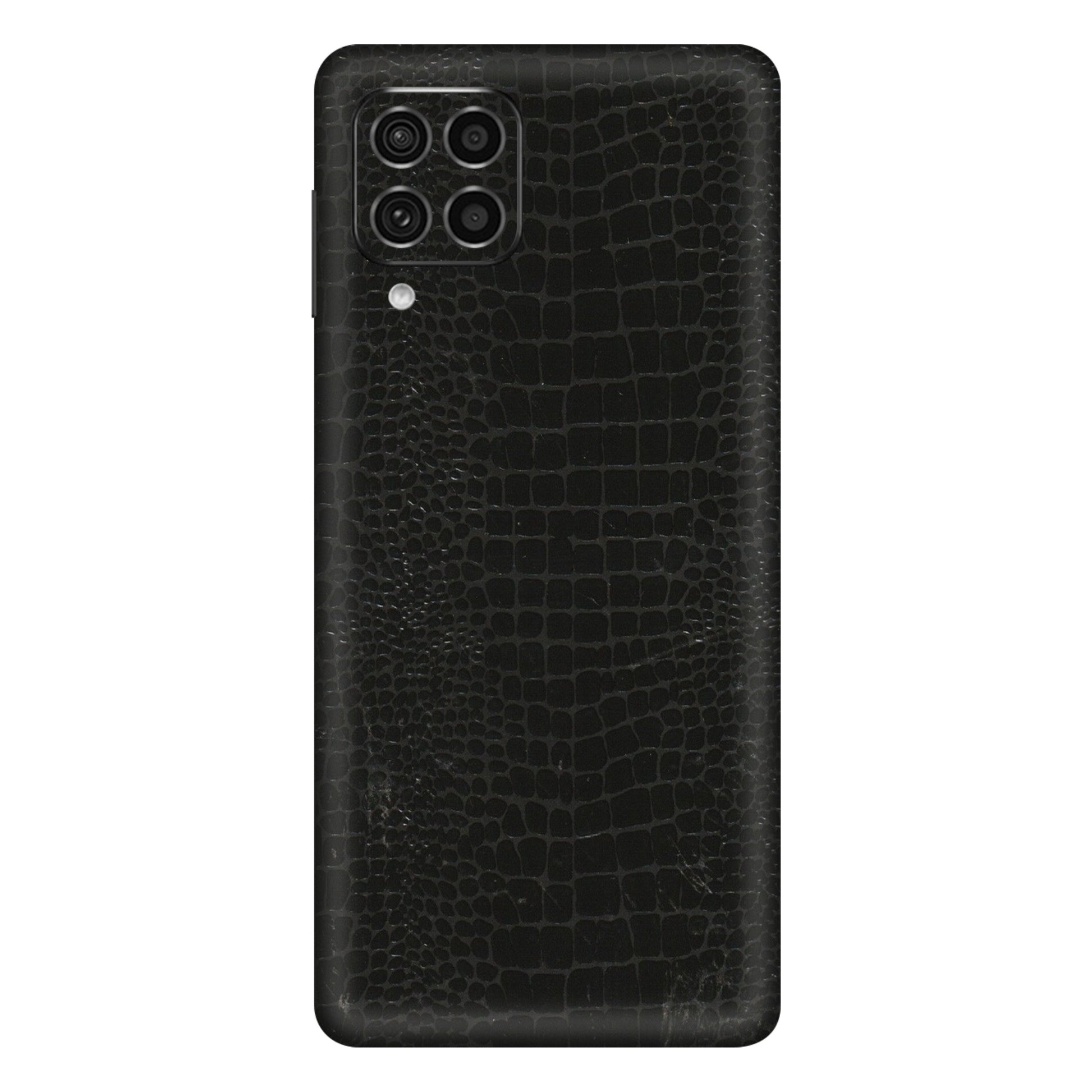 Samsung M/F/Note/Flip and C Phone Skins (All Models) - Snake Leather Black - 3D Embossed Finish (L-107) Samsung Galaxy F62