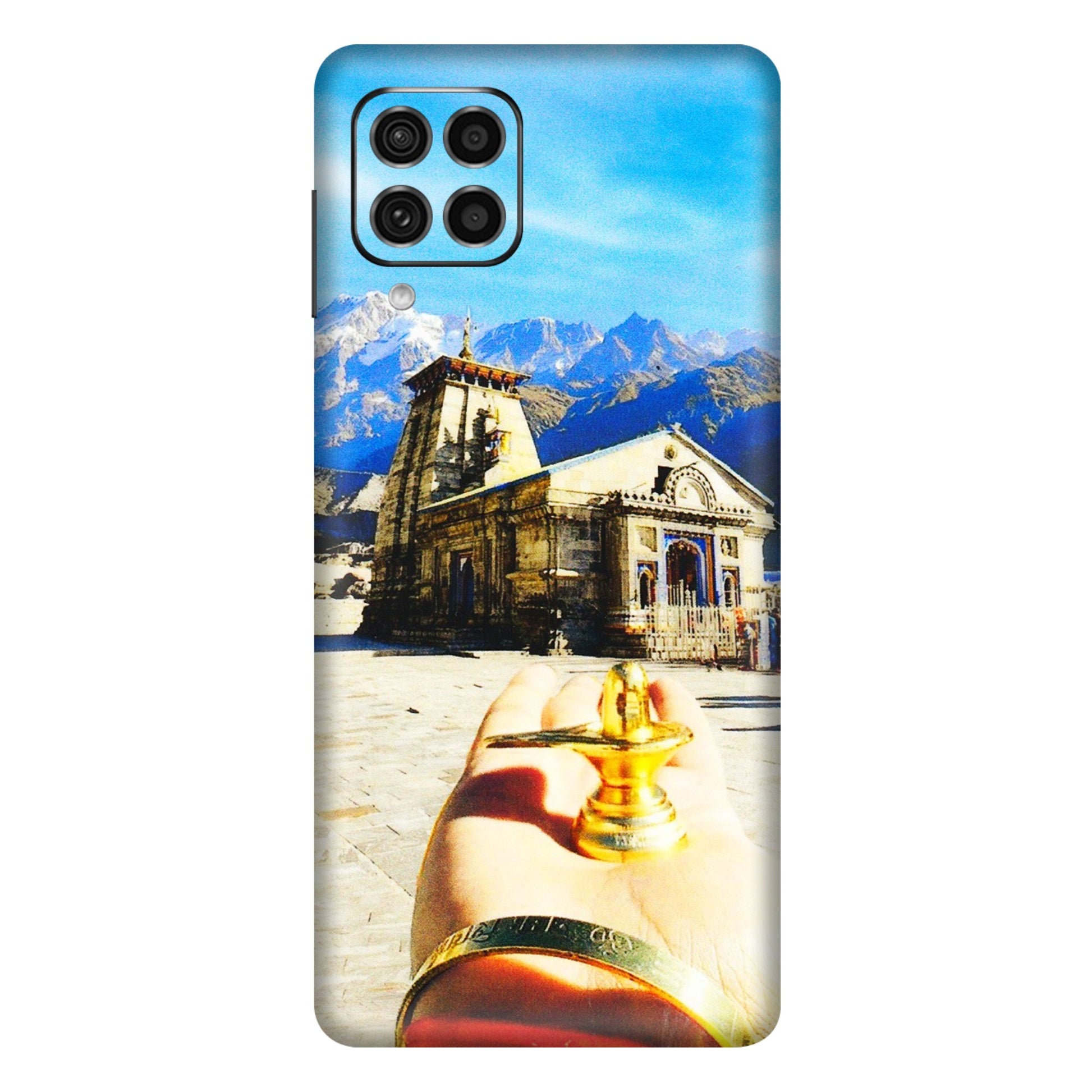 Samsung M/F/Note/Flip and C Phone Skins (All Models) - Beauty of Kedarnath - 3D Embossed Finish (L-108) Samsung Galaxy F62