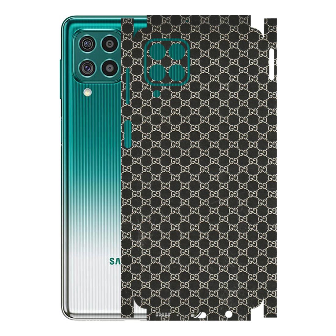 Samsung M/F/Note/Flip and C Phone Skins (All Models) - Black G Print - 3D Embossed Finish (L-109) Samsung Galaxy F62