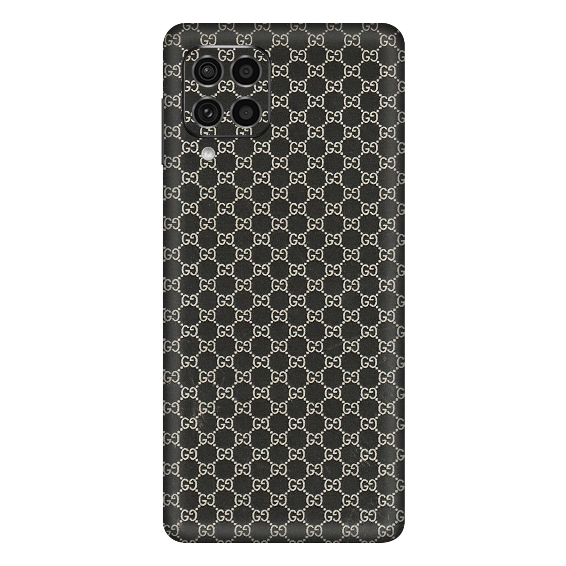 Samsung M/F/Note/Flip and C Phone Skins (All Models) - Black G Print - 3D Embossed Finish (L-109) Samsung Galaxy F62