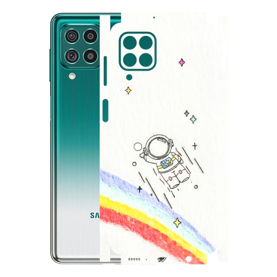 Samsung M/F/Note/Flip and C Phone Skins (All Models) - Milkyway Astronaut - 3D Embossed Finish (L-110) Samsung Galaxy F62