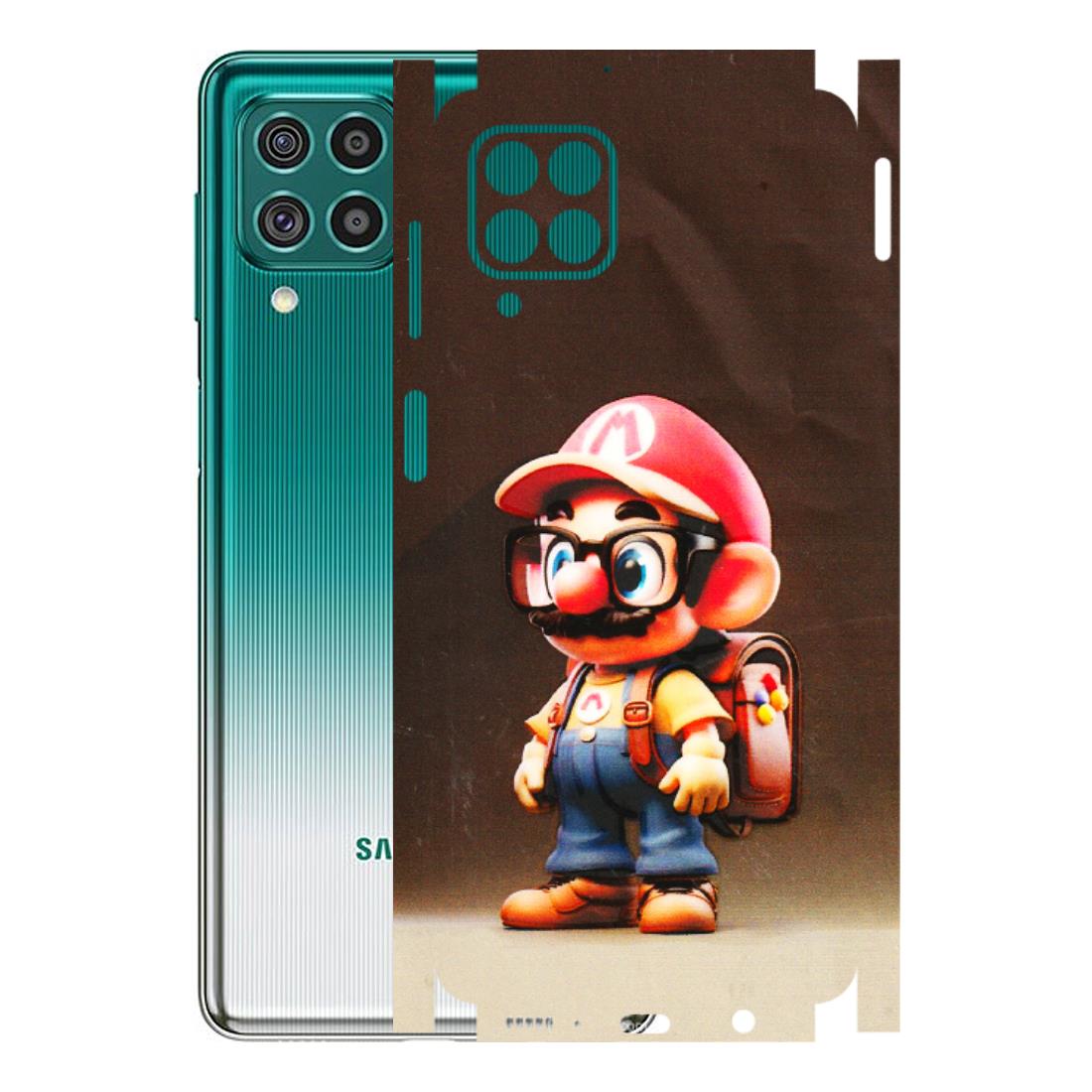 Samsung M/F/Note/Flip and C Phone Skins (All Models) - Little Mario - 3D Embossed Finish (L-119) Samsung Galaxy F62