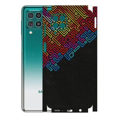 Samsung M/F/Note/Flip and C Phone Skins (All Models) - Dotme Pattern Art - 3D Embossed Finish (L-121) Samsung Galaxy F62