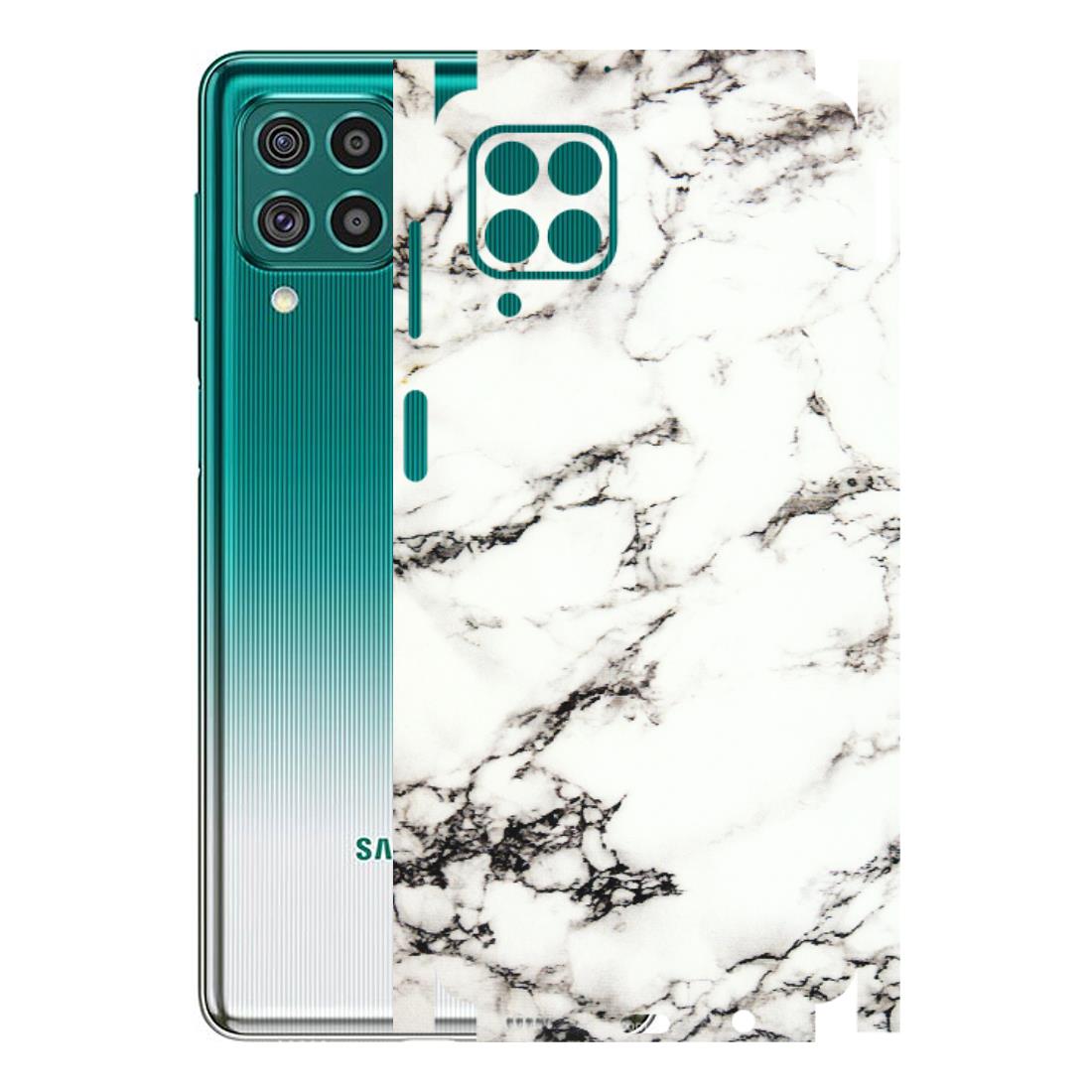Samsung M/F/Note/Flip and C Phone Skins (All Models) - Black and White Marble Texture - 3D Embossed Finish (L-124) Samsung Galaxy F62