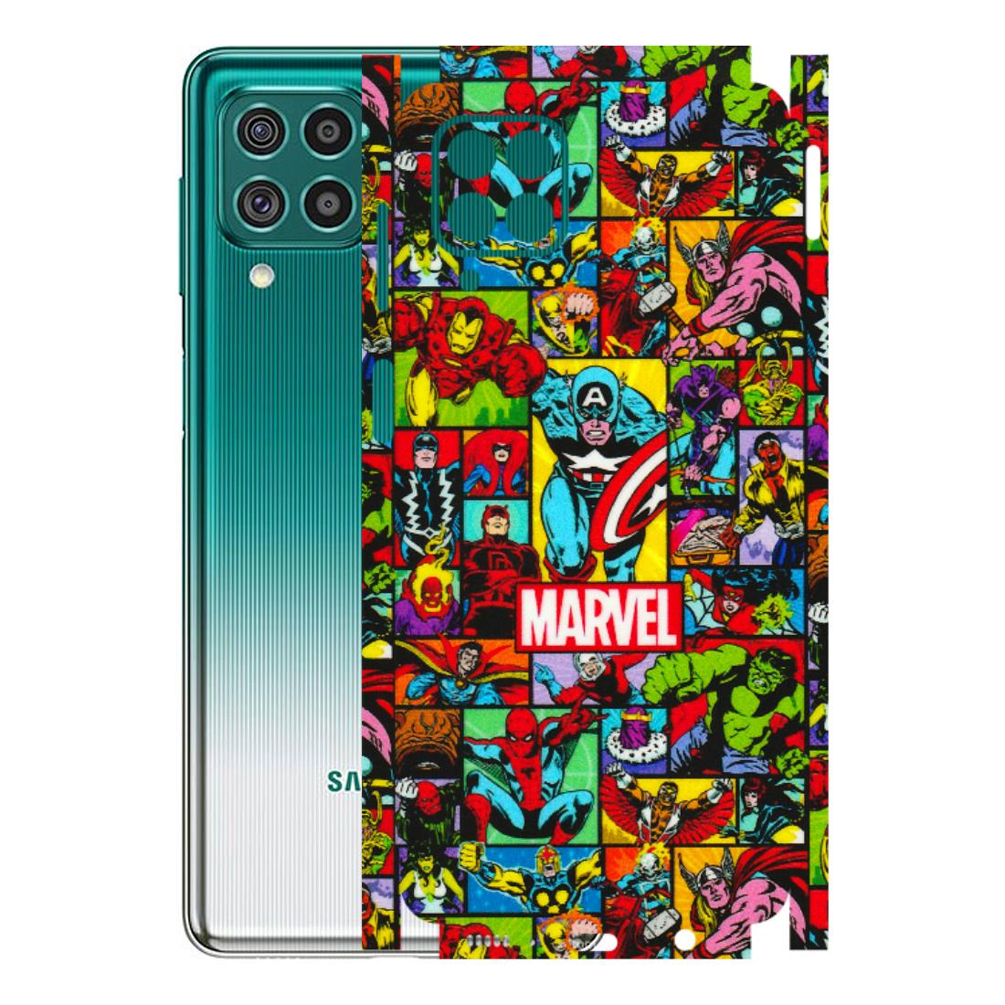 Samsung M/F/Note/Flip and C Phone Skins (All Models) - MARVELOUS Comic Characters - 3D Embossed Finish (L-129) Samsung Galaxy F62