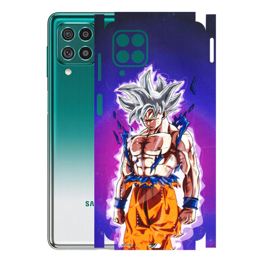 Samsung M/F/Note/Flip and C Phone Skins (All Models) - Goku Purple Anime - 3D Embossed Finish (L-147) Samsung Galaxy F62