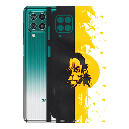 Samsung M/F/Note/Flip and C Phone Skins (All Models) - Bajrangbali - 3D Embossed Finish (L-151) Samsung Galaxy F62