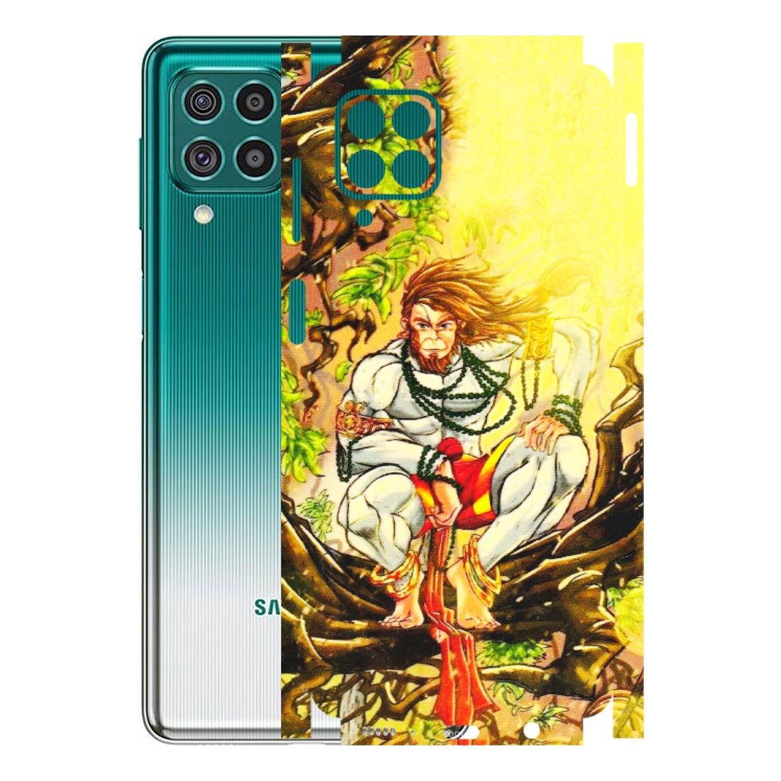 Samsung M/F/Note/Flip and C Phone Skins (All Models) - Lord Hanuman - 3D Embossed Finish (L-152) Samsung Galaxy F62