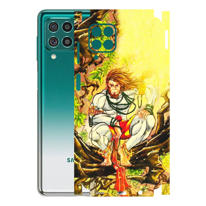 Samsung M/F/Note/Flip and C Phone Skins (All Models) - Lord Hanuman - 3D Embossed Finish (L-152) Samsung Galaxy F62