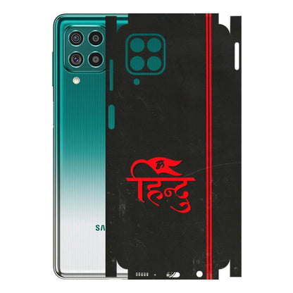 Samsung M/F/Note/Flip and C Phone Skins (All Models) - Hindu Black - 3D Embossed Finish (L-153) Samsung Galaxy F62