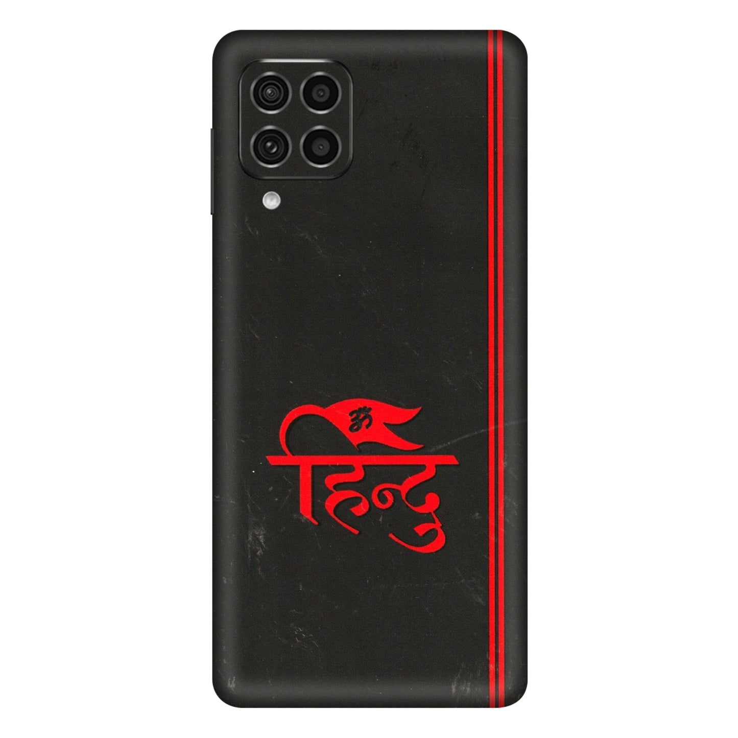 Samsung M/F/Note/Flip and C Phone Skins (All Models) - Hindu Black - 3D Embossed Finish (L-153) Samsung Galaxy F62