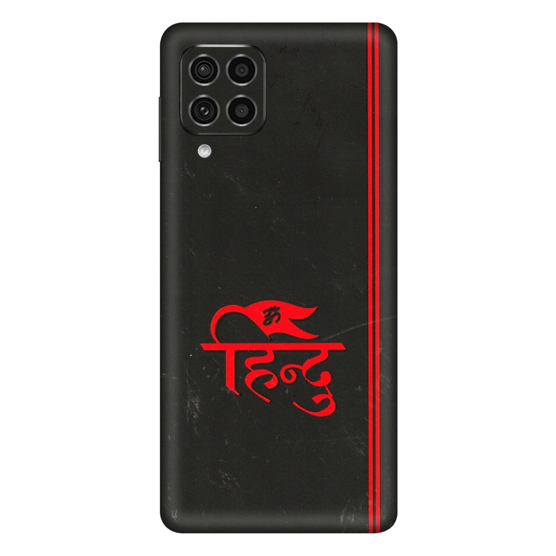 Samsung M/F/Note/Flip and C Phone Skins (All Models) - Hindu Black - 3D Embossed Finish (L-153) Samsung Galaxy F62