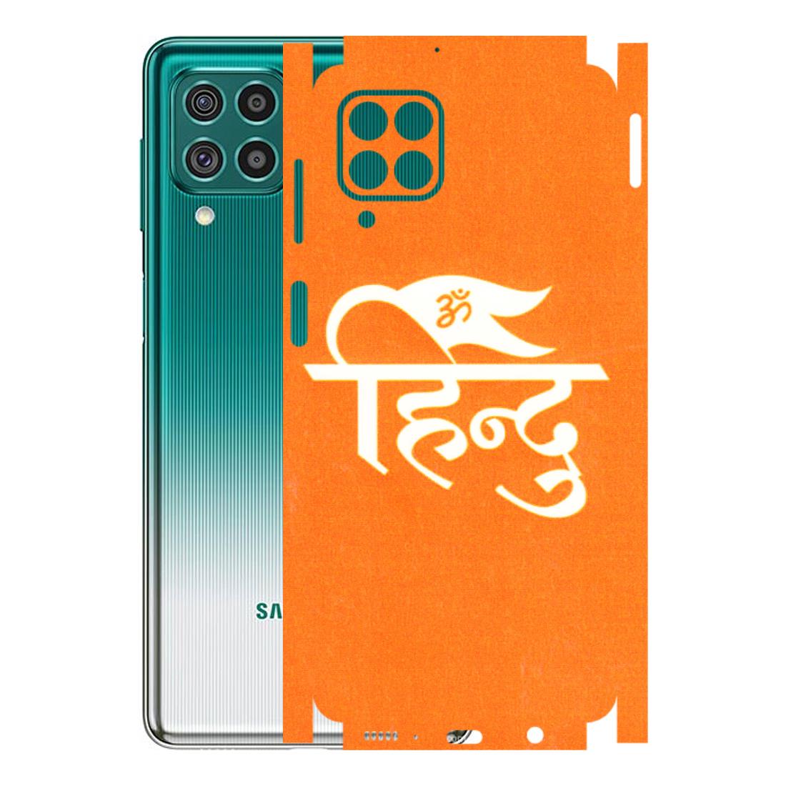 Samsung M/F/Note/Flip and C Phone Skins (All Models) - Hindu Kesari - 3D Embossed Finish (L-154) Samsung Galaxy F62
