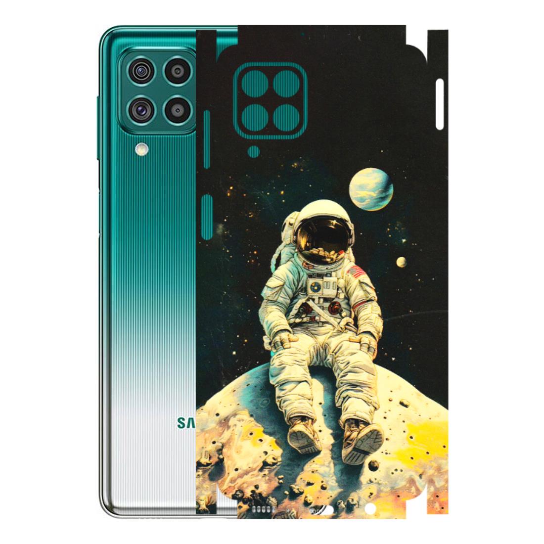 Samsung M/F/Note/Flip and C Phone Skins (All Models) - Astronaut in Space - 3D Embossed Finish (L-16) Samsung Galaxy F62