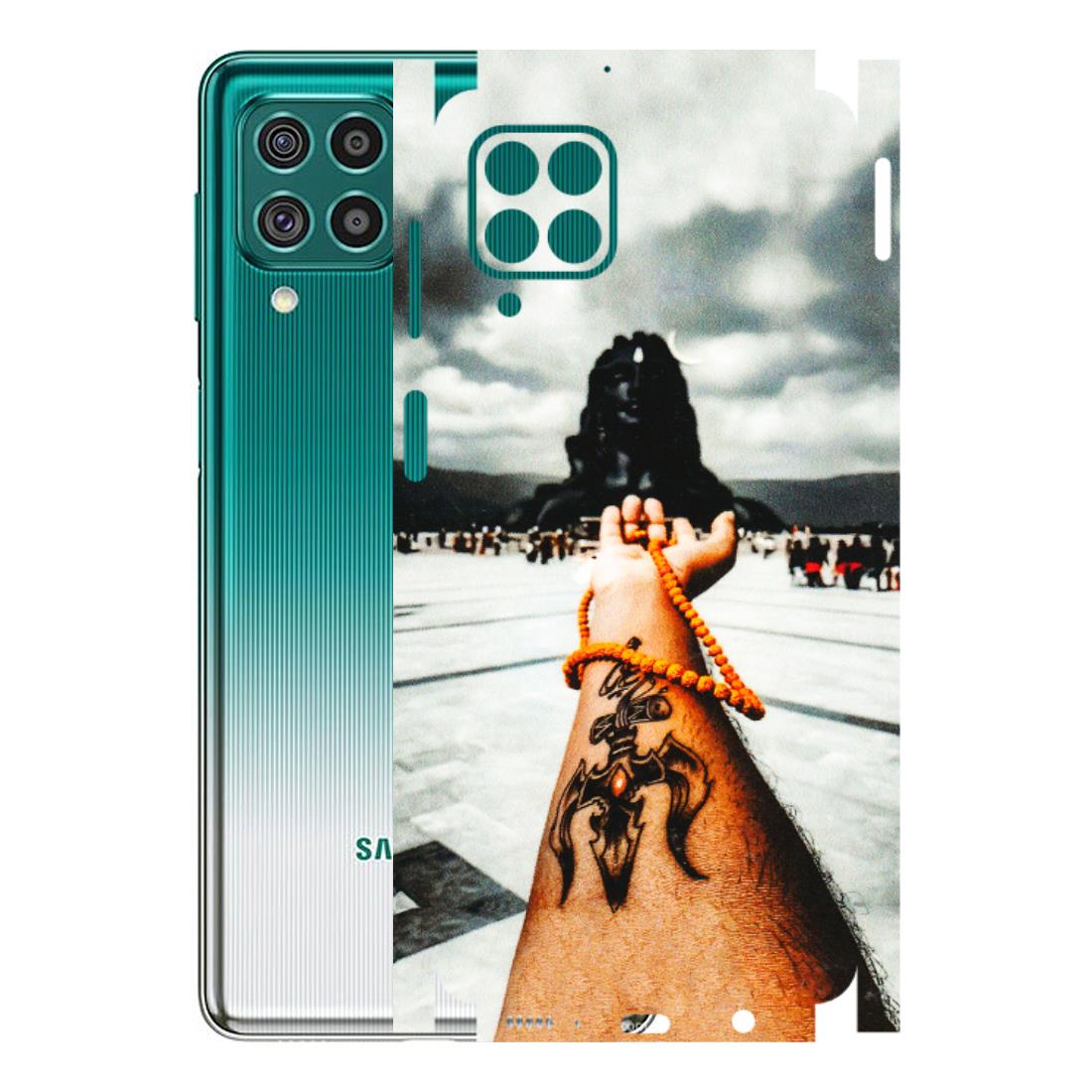 Samsung M/F/Note/Flip and C Phone Skins (All Models) - Jai Adiyogi Mahakaal - 3D Embossed Finish (L-164) Samsung Galaxy F62
