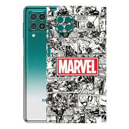 Samsung M/F/Note/Flip and C Phone Skins (All Models) - Marvel Comic - 3D Embossed Finish (L-171) Samsung Galaxy F62