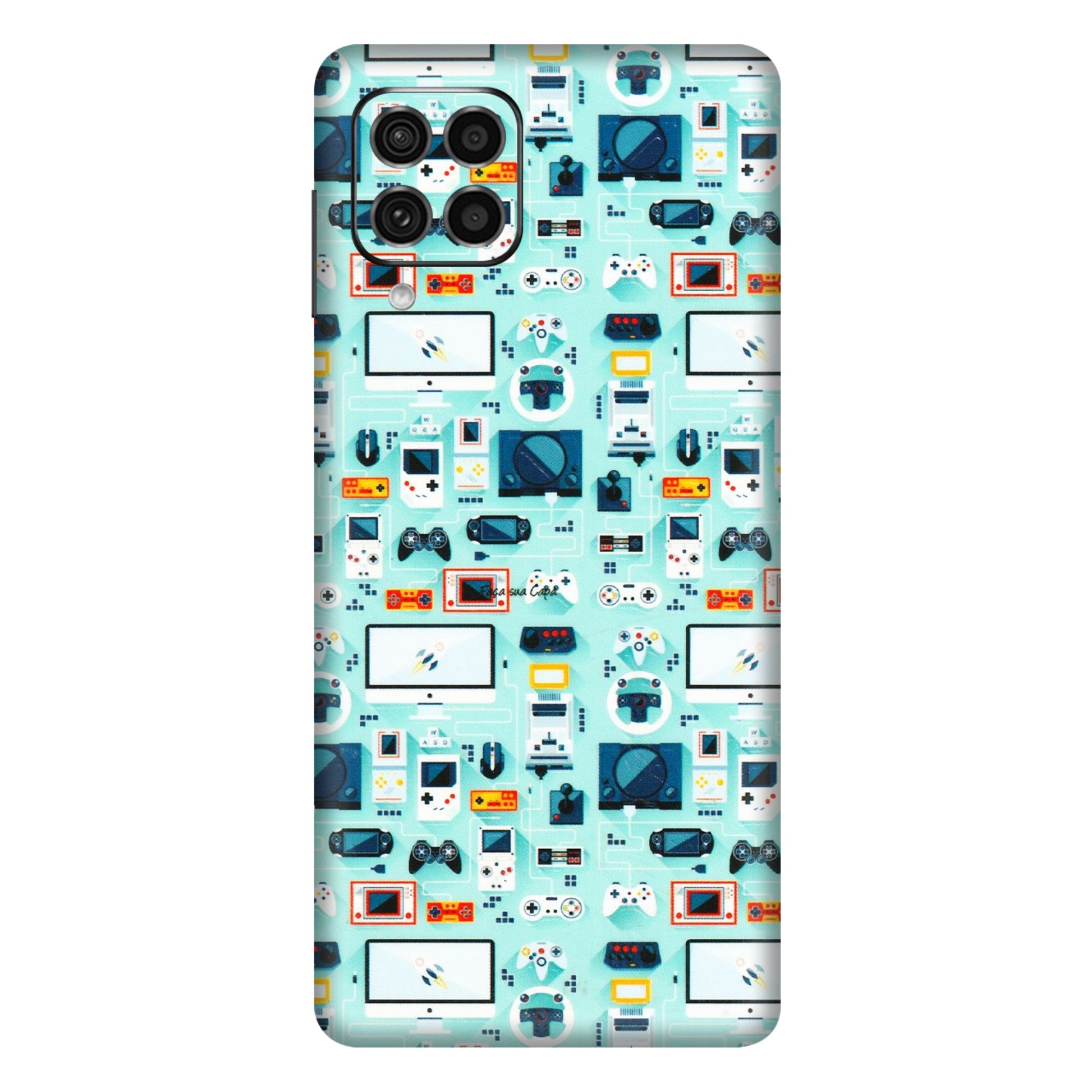 Samsung M/F/Note/Flip and C Phone Skins (All Models) - Gadgets Doodle - 3D Embossed Finish (L-184) Samsung Galaxy F62