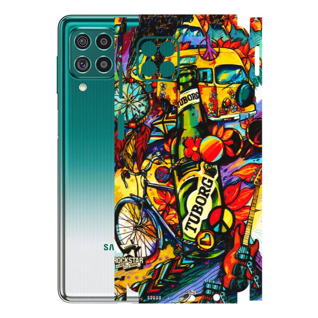 Samsung M/F/Note/Flip and C Phone Skins (All Models) - Cool Beer Bottle - 3D Embossed Finish (L-193) Samsung Galaxy F62