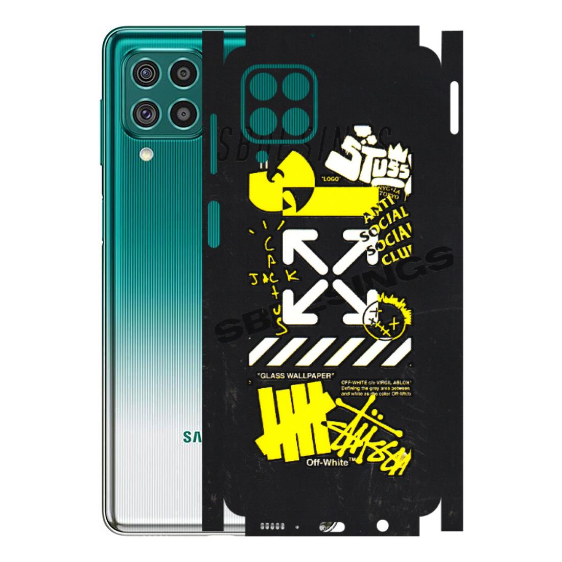 Samsung M/F/Note/Flip and C Phone Skins (All Models) - Anti Social Graffiti - 3D Embossed Finish (L-198) Samsung Galaxy F62