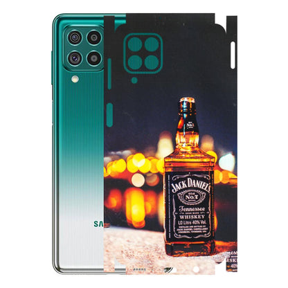 Samsung M/F/Note/Flip and C Phone Skins (All Models) - JD Whiskey Bottle - 3D Embossed Finish (L-20) Samsung Galaxy F62