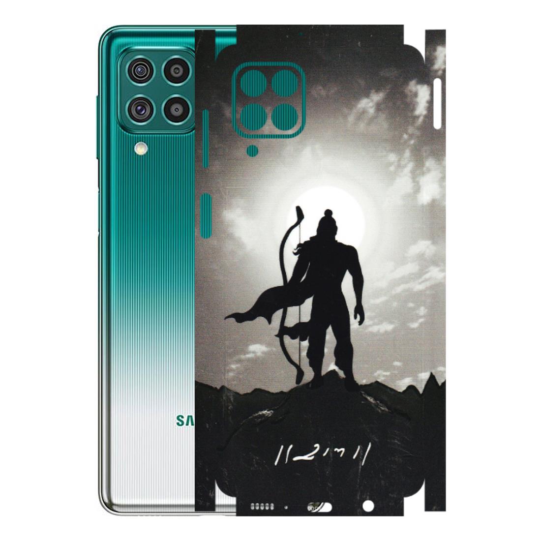 Samsung M/F/Note/Flip and C Phone Skins (All Models) - Jai Siya Ram - 3D Embossed Finish (L-200) Samsung Galaxy F62