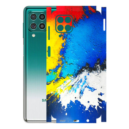 Samsung M/F/Note/Flip and C Phone Skins (All Models) - Acrylic Paint Spill - 3D Embossed Finish (L-229) Samsung Galaxy F62