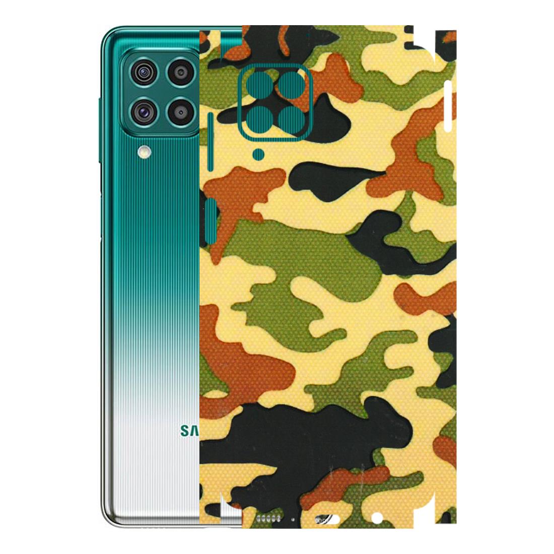 Samsung M/F/Note/Flip and C Phone Skins (All Models) - Indian Military - 3D Embossed Finish (L-234) Samsung Galaxy F62