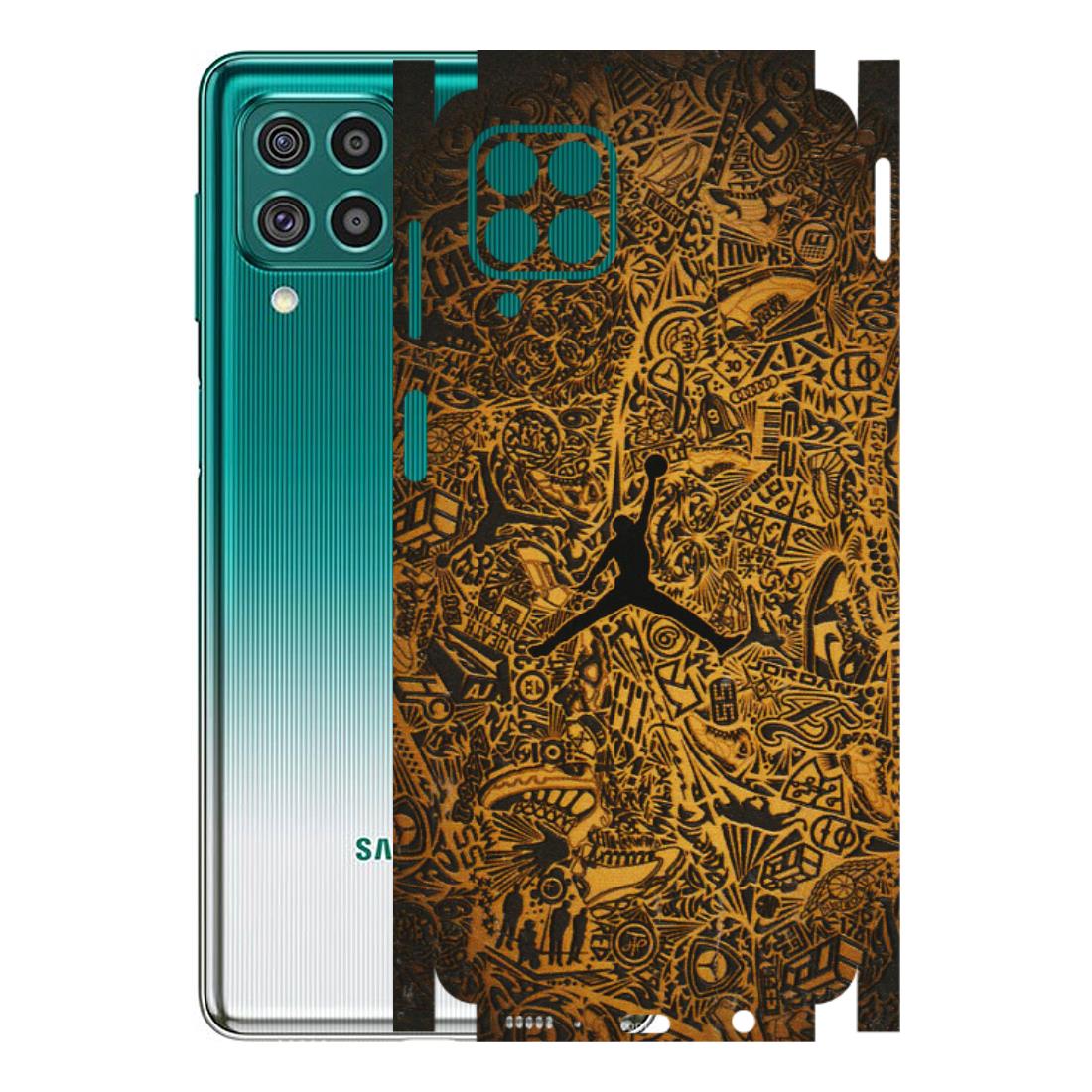 Samsung M/F/Note/Flip and C Phone Skins (All Models) - Premium Gold Basketball Player - 3D Embossed Finish (L-236) Samsung Galaxy F62